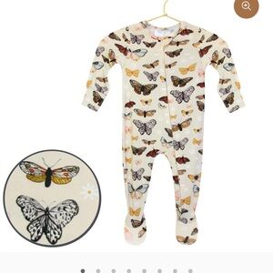 Lou Lou and Company Amelia Zipper Footies & Headband Bundle - Premie